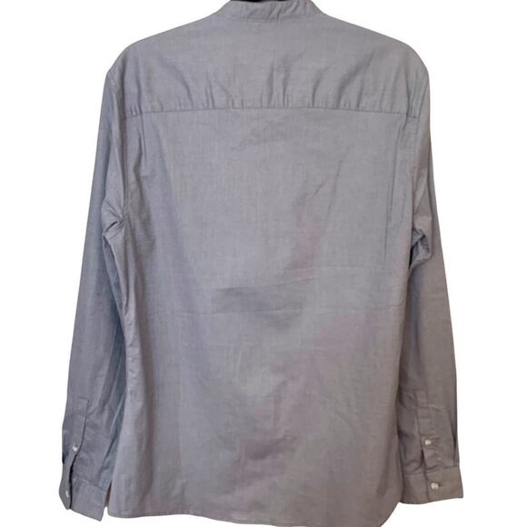 TOPMAN Long Sleeve Stretch Skinny Oxford Shirt - Picture 5 of 11